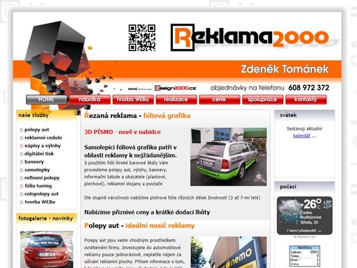 reklama2000 - výroba reklamy český krumlov, české budějovice