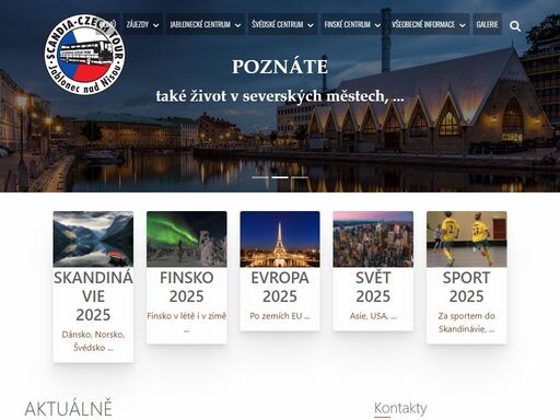 nabízíme zájezdy do skandinávie (švédsko, finsko, norsko), také v kombinaci s návštěvou pobaltských republik a petrohradu.