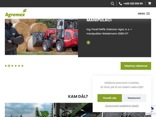 zastupujeme značky fendt, weidemann, pellenc, kerner, agroliner, lemken v oblasti prodeje techniky, náhradních dílů a servisu.