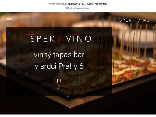 vinný tapas bar v srdci prahy 6