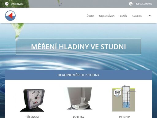 hladinoměr do studny;kopaná studna;voda ve studni;hladinoměr pro studny;hladina ve studni;vodní sloupec;jak měřit vodu ve studni