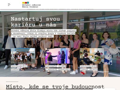 střední odborná škola olomouc – denní i dálkové studium s maturitou. veřejná správa, it a média. moderní výuka, praxe a individuální přístup.