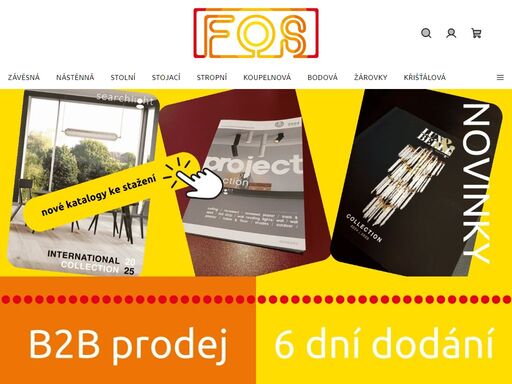 velkoobchod svítidel výrobce searchlight. přijímáme poptávky pro dodávky svítidel pro velkoobchody a komerční prostory. zajišťujeme servis dovozce do čr just in time na místo určení. neváhejte zaslat nám vaši poptávku. www.fos-svitidla.cz