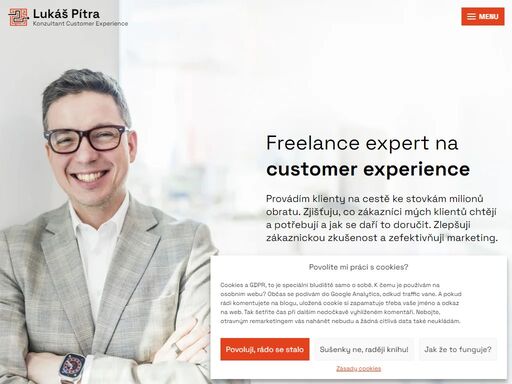 provádím malé a střední firmy na cestě růstu a profesionalizace. zlepšuju zákaznickou zkušenost a zefektivňuju marketing.