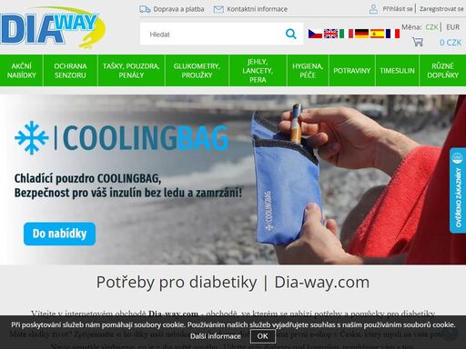 potřeby pro diabetiky