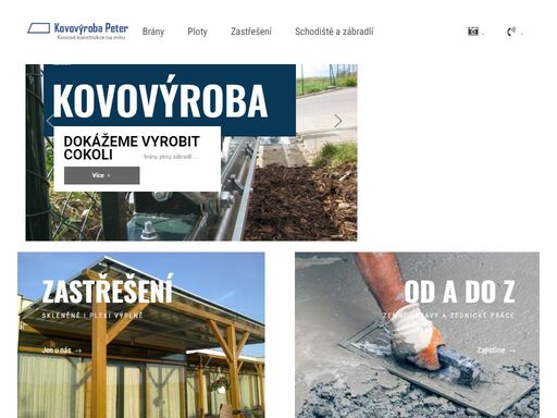 zakázková kovovýroba beroun - brány, ploty, schodiště, zábradlí, zastřešení i atypické kovové konstrukce