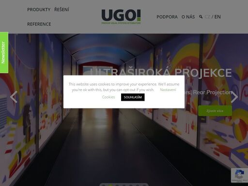 ugo! media je společnost zaměřená na inovace a vývoj digitálních zobrazovacích technologií v té nejvyšší kvalitě. projekční plochy, inteligentní skla, holografické technolgoie