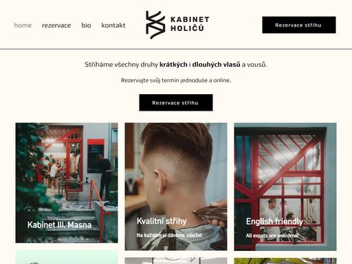 stříháme všechny druhy krátkých i dlouhých vlasů a vousů. rezervujte svůj termín jednoduše a online.