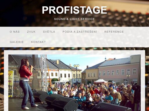 profistage - váš partner ve světě zvuku a osvětlení