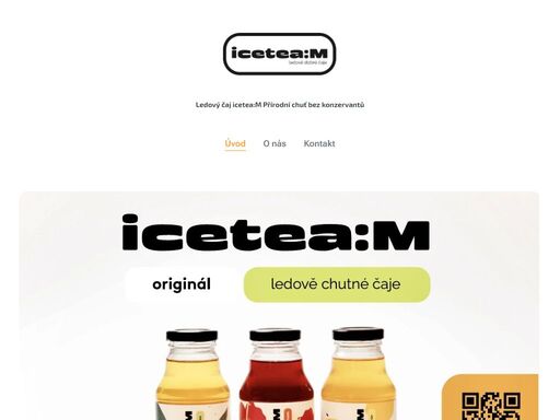 iceteam.cz - poctivé ledové čaje z kvalitního čaje a bylin. skleněné lahve. bez chemie. chuť kterou si zamiluješ. vyrobeno v česku.