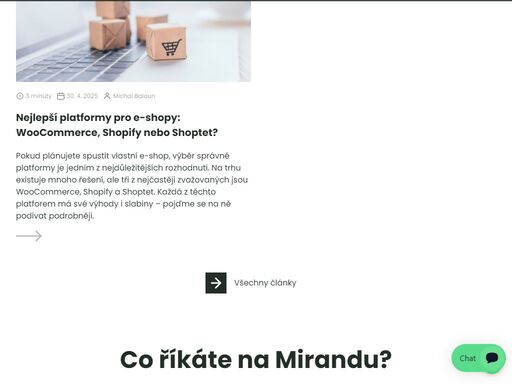 mirandamedia.cz je kreativní digitální agentura, která vám pomůže posílit online přítomnost vašeho podnikání. nabízíme komplexní služby v oblasti webového designu, marketingu a online strategie.