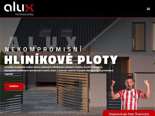 nabízíme kompletní sortiment lamelových plotů, bran a branek včetně různých designových provedení výplně! jsme hliníkové ploty alux!