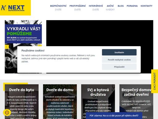bezpečný domov začíná dveřmi - české bezpečnostní dveře do bytů i domů vyráběné na míru ve 3. a 4. bezpečnostní třídě - výroba na míru, design bez kompromisů.
