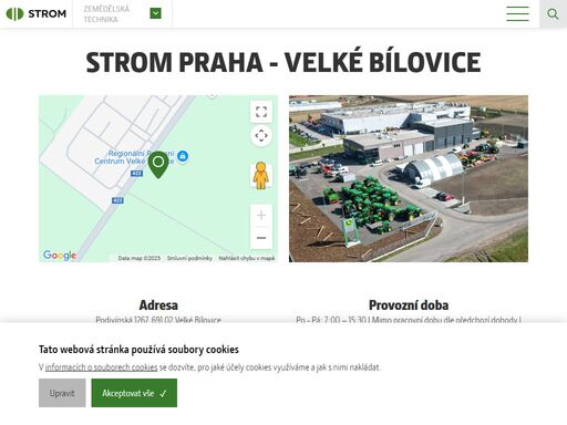 kontakty na prodej, servis, náhradní díly zemědělské techniky john deere, bednar, kramer, pronar a další.
