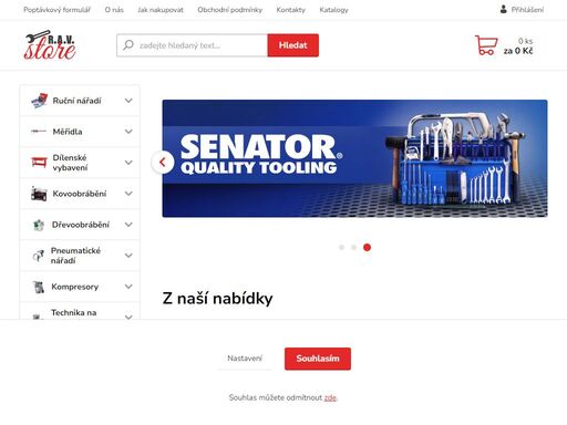 r.a.v. store - prodejce nářadí jak má být