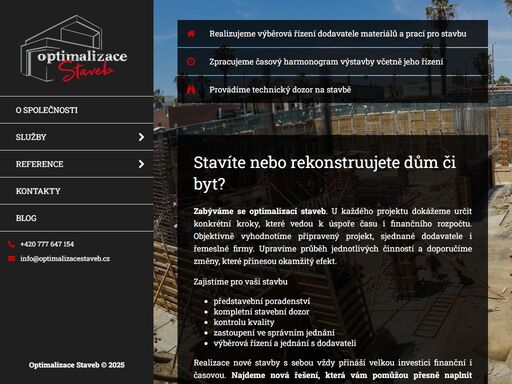 zabýváme se optimalizací staveb najdeme nová řešení, která vám pomůžou přesně naplnit nároky na...