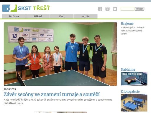aktuální informace z dění v skst třešť.