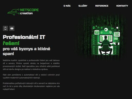 správa it a počítačových sítí, serverů, e-mailů, ...