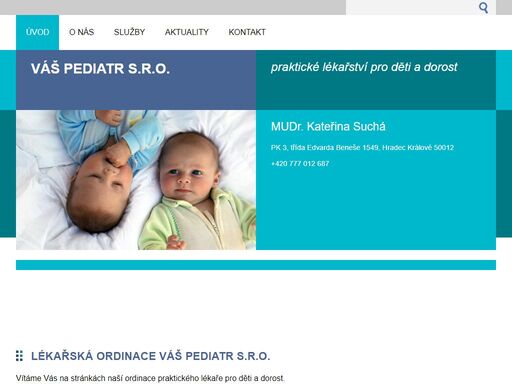mudr. kateřina suchá - praktické lékářství pro děti a dorost