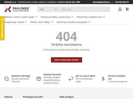 zvedací a manipulační technika, řetězový textilní lanový vazák, vázací bod, ocelové lano,