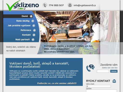 nabízíme vyklízení nemovitostí, provádíme vyklízení bytů, vyklízení pozůstalostí a další vyklízecí práce. kontaktujte vyklizeno1-2 pro vyklizení nemovitosti.