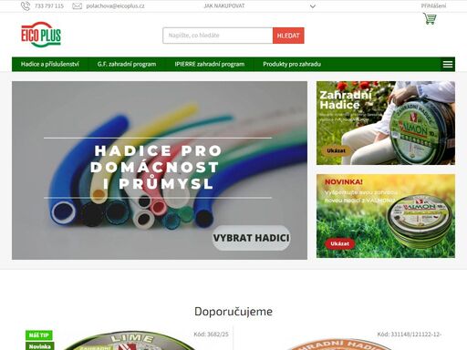 e-shop s potřebami pro zahradní kutily i profesionály. u nás naleznete vše od hadic a produktů pro zahradu až po produkty pro stavbu a dílnu.