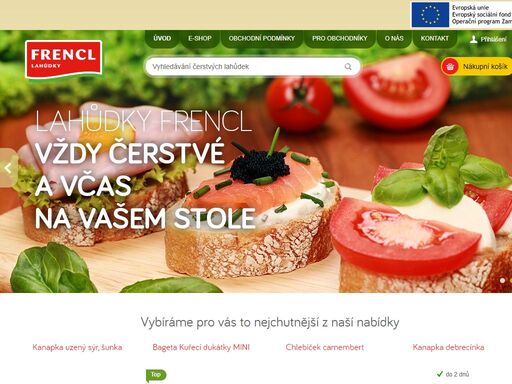 výroba a prodej kvalitních chlebíčků, salátů, baget a dalších lahůdkářských výrobků v pardubicích a hradci králové - frencl s.r.o.