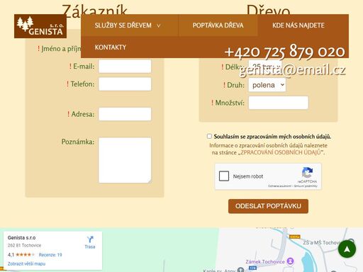 nákup a prodej dřevní hmoty, služby drobným majitelům lesa, palivové dřevo, palisády