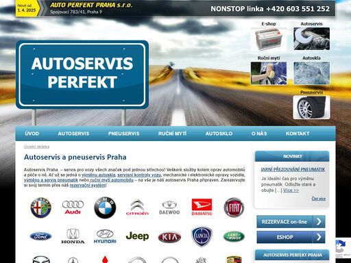 autoservis praha - servisní služby pro váš vůz. autoservis praha perfekt - veškeré opravy a servis vozidel osobních i nákladních, diagnostiky, autoservis. volejte nonstop +420 603 551 252.