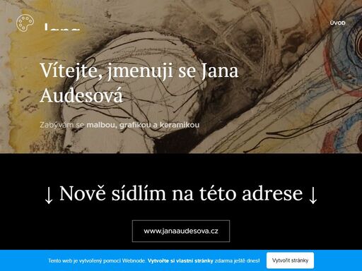 vítejte, jmenuji se jana audesová