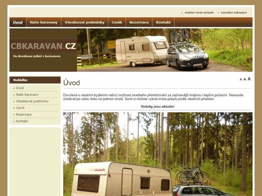cbkaravan.cz,karavany, karavan cb, karavan ceske budejovice, dovolena s karavanem, pronajem karavanu,dovolena, cb, rent, caravan, more cbkaravan.cz