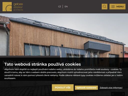 gebas atelier architects s.r.o. - architektura, urbanismus, interier, design, realizace, typové domy, dřevostavby