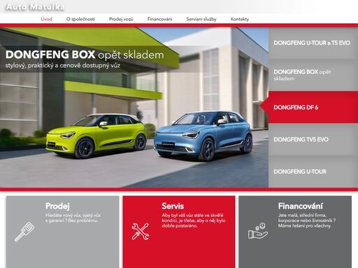autorizovaný prodej a servis vozů kia a dongfeng v plzni