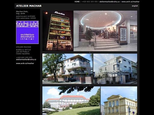 atelier machar, machar petr, ing. arch.