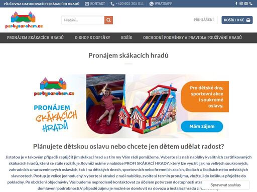 objevte půjčovnu skákacích hradů. kvalitní a certifikované skákací hrady pro nezapomenutelné akce.
