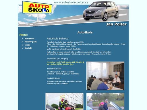 autoškola jan polter se sídlem v praze 8.