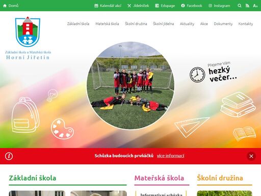 oficiální webové stránky zš a mš v horním jiřetíně. najdete tu aktuální informace a sdělení pro rodiče.