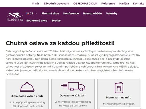 společnost r catering vám profesionálně připraví nejen catering na oslavu narozenin, ale věnujeme se i závodnímu stravování v brně.