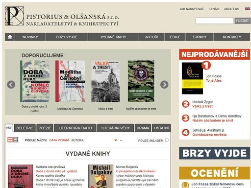nakladatelství pistorius a olšanská