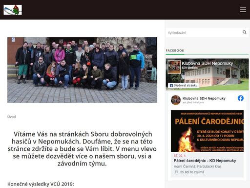 hasičský tým sdh nepomuky