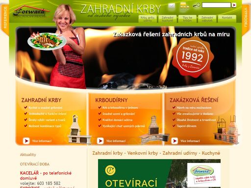 zahradní krby, zahradní krb a venkovní krby s udírnou od českého výrobce. nabízíme nejširší výběr zahradních krbů a udíren v čr. vybírejte ze 160 variant - betonové venkovní krby.