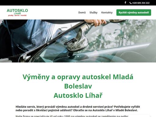 potřebujete vyměnit čelní sklo u auta? chcete si nechat renovovat světlomety či vyměnit brzdové destičky? obraťte se na autosklo líhař v mladé boleslavi. vaše požadavky vyřídíme včetně pojistných událostí.