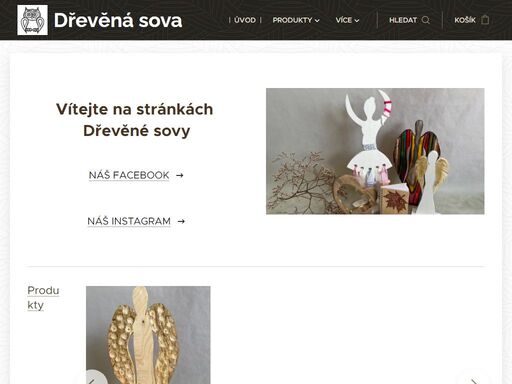 vítejte na stránkách dřevěné sovy