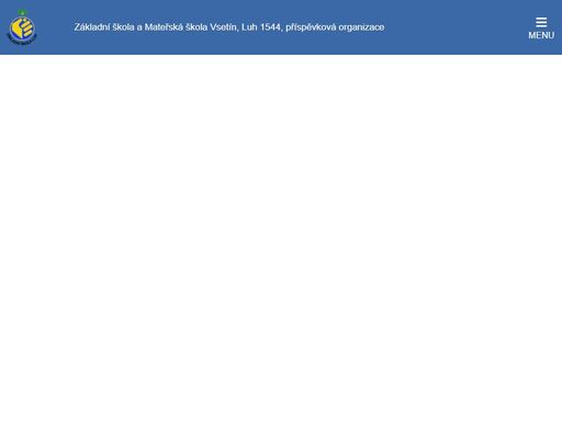 základní škola a mateřská škola vsetín, luh 1544, příspěvková organizace
