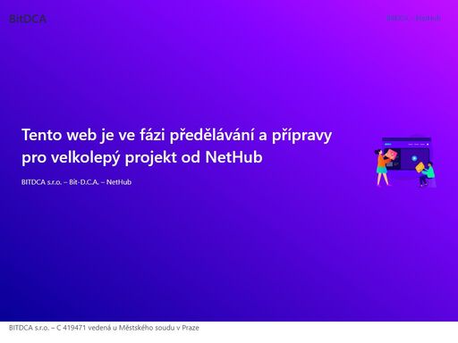bitdca - bitdca s.r.o. bit-d.c.a. - coming soon - nethub