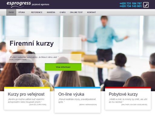 jazyková škola olomouc – výuka jazykových kurzů v naší jazykové škole esprogress v olomouci. idividualní výuka, firemní výuak i výuak pro veřejnost.