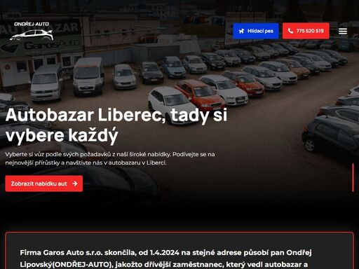autobazar liberec. autobazar ondřej auto působí v liberci. dříve se jednalo o autobazar garos auto.