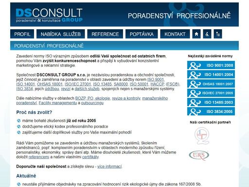 zavedení, údržba a revize norem iso 9001, 14001, ohsas 18001, iec 27001.