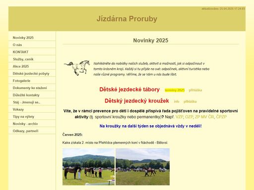 jízdárna proruby