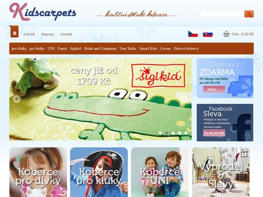 jsme specialisté na dětské kusové koberce, značkové koberce pro děti a koberce do dětského pokoje